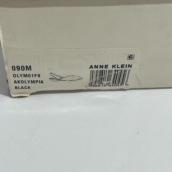 Anne Klein Olympia Black Flat Shoes Size 9 - Picture 9 of 9